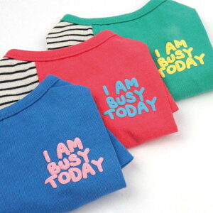 [ymonchouchouzI AM BUSY TODAY T-shirtiO[j ؍ uh 킢  v[g ^ NEW t  H