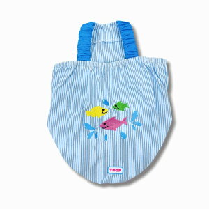 \̔yTOOFzFISH EMBROIDERY SEERSUCKER TOPiBLUEj  hbOEFA ̕ ^ ^ X[uX pi hbOObY ؍ t