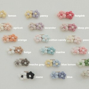 \̔ynear by usztwin flower hair pini18 colorsj ؍ uh 킢  v[g ^ NEW t  H ~