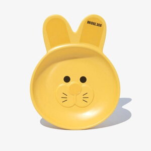※予約販売【BRIDGE.DOG】BRIDGE BUNNY DISH(YELLOW) 韓国 犬用品 ドッググッズ フードウェア 犬お皿 フードボウル 餌皿 水飲み 給水器 食器 犬