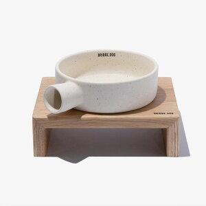 即納【BRIDGE.DOG】BRIDGE PAN(COOKIE AND CREAM) 韓国 犬用品 ドッググッズ フードウェア 犬お皿 フードボウル 餌皿 水飲み 給水器 犬