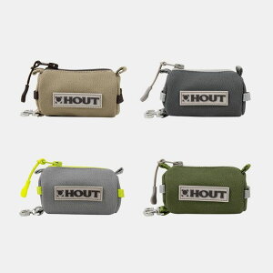 ※予約販売【HOUT】Comfortable Poopbag Pouch(4color) HOUT Comfortable Poopbag Pouch 4color マナーロールポーチ マナーポーチ マナー用品 ペットと過ごす 快適なアウトドア 防水生地 高性能ジッパー