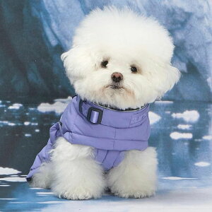 ※予約販売【munikund】Thermal Up Padding Air 2 -(Berry Blue) 犬服 ドッグウェア 犬の服 大型犬 大型犬服 防寒 冬 冬服 犬用品 ドッググッズ