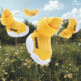即納【RIFRUF】SNEAKERS CAESAR 1（Daffodil） 犬用品 ドッググッズ 犬用靴 スニーカー 脱げない 雨 アメリカ 犬用スニーカー ドッグシューズ 大型犬