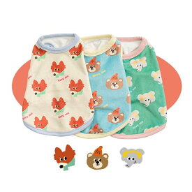 即納【BITE ME】BeBe Sleep Vest（3colors） 犬服 ドッグウェア 犬の服 スリーブレス 犬用品 ドッググッズ 小型犬 小型犬服 韓国 お揃い