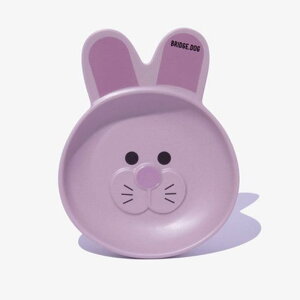 ※予約販売【BRIDGE.DOG】BRIDGE BUNNY DISH(VIOLET) 韓国 犬用品 ドッググッズ フードウェア 犬お皿 フードボウル 餌皿 水飲み 給水器 食器 犬