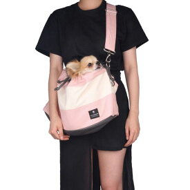 即納【monchouchou】Dog Messenger Bag （ピンク） 韓国 ブランド かわいい おしゃれ プレゼント 小型犬 バッグ スリング スリングバッグ キャリーバッグ NEW 犬