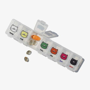 \̔yCRRzDaily Pill Case Cat Lpi LObY ؍ pi hbOObY vX`bN CXg sP[X 킢 [J[lCi