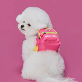 ※予約販売【MLB KOREA】MLB LIKE BAG（Coral） 韓国 ブランド かわいい おしゃれ プレゼント 小型犬 バッグ リュック 犬用バッグ 犬用リュック お揃い リンクコーデ NEW 犬