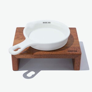 即納【BRIDGE.DOG】BRIDGE MINI PAN(WHITE) 韓国 犬用品 ドッググッズ フードウェア 犬お皿 フードボウル 餌皿 水飲み 給水器 餌 エサ