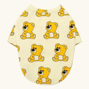 [yandblankzJoy Bear T-shirtiYellowj hbOEFA ̕ TVc ^ ^ ^ Lk pi hbOObY LN^[ eB[Vc  dogwear ̗m C|[g ؍