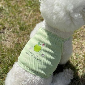即納【OOPS! MY DOG】Tutti Fruitti Apple 犬服 ドッグウェア 犬の服 小型犬 小型犬服 犬用品 ドッググッズ Tシャツ スリーブレス 春