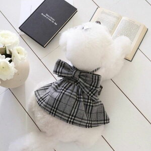 ※予約販売【Hi Yeboo】Mono Ribbon OPS 韓国 ブランド かわいい おしゃれ プレゼント 小型犬 ワンピース ドレス NEW 秋 冬