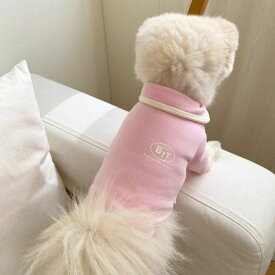 ※予約販売【Bonjour TOU-TOU】mellow half zip（PInk） 韓国 ブランド かわいい おしゃれ プレゼント 小型犬 NEW 春 秋