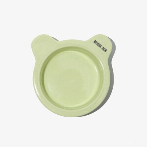 ※予約販売【BRIDGE.DOG】MINI BEAR BOWL(LUCKY BEAR)艶あり 韓国 犬用品 ドッググッズ フードウェア 犬お皿 フードボウル 餌皿 水飲み 給水器 食器