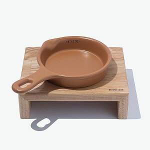 即納【BRIDGE.DOG】BRIDGE MINI PAN(CARAMEL) 韓国 犬用品 ドッググッズ フードウェア 犬お皿 フードボウル 餌皿 水飲み 給水器 餌