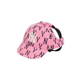 ※予約販売【MLB KOREA】MLB monogram cap（Pink） 韓国 ブランド かわいい おしゃれ プレゼント 小型犬 お揃い リンクコーデ NEW 犬