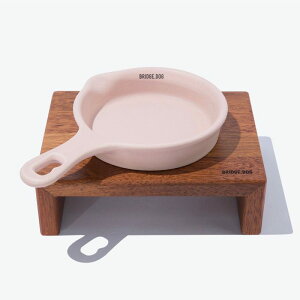 即納【BRIDGE.DOG】BRIDGE MINI PAN(PINK) 犬用品 ドッググッズ 韓国 フードウェア 犬お皿 フードボウル 餌皿 水飲み 給水器 餌 エサ