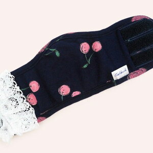 ※予約販売【GET BACK】チェリープリントマナーベルト 韓国 ブランド かわいい おしゃれ プレゼント 小型犬 マナー用品 トイレ マナーベルト NEW 犬