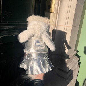 ���[�yHi Yeboo�zSeine Leather Jacket�iSilver�j �؍� ���p�i �h�b�O�O�b�Y �h�b�O�E�F�A ���� ���̕� ���^�� ���^���� �~ �~��