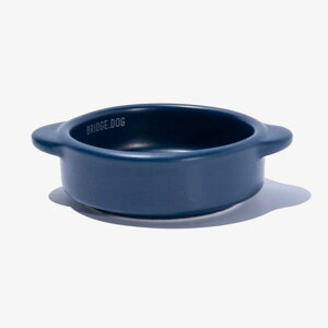 即納【BRIDGE.DOG】BRIDGE TOY POT - Limited Color(NAVY) 韓国 犬用品 ドッググッズ フードウェア 犬お皿 フードボウル 餌皿 水飲み 給水器 餌