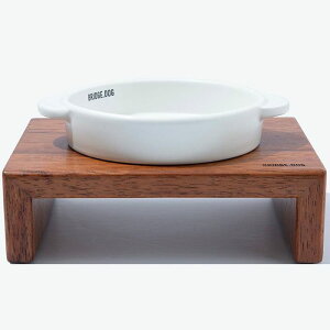 即納【BRIDGE.DOG】BRIDGE MINI POT(WHITE) 韓国 犬用品 ドッググッズ フードウェア 犬お皿 フードボウル 餌皿 水飲み 給水器 食器 犬
