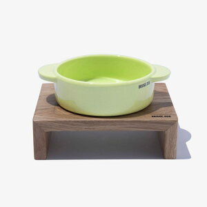 ※予約販売【BRIDGE.DOG】BRIDGE POT(BABY GREEN)艶あり 韓国 犬用品 ドッググッズ フードウェア 犬お皿 フードボウル 餌皿 水飲み 給水器 猫用品 猫グッズ