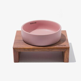 即納【BRIDGE.DOG】BRIDGE BASIC BOWL（PINK） 韓国 ブランド かわいい おしゃれ プレゼント 小型犬 マット フードボウル 給水器 NEW 中型犬 餌 大型犬 食器 犬 猫