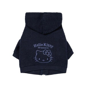 ���\��̔��yARUMARU�zHELLO KITTY × ARUMARU Pet cropped hoodie zip jacket�iNavy�j ���� �h�b�O�E�F�A ���̕� ���^�� ���^���� ���p�i �h�b�O�O�b�Y �؍� �t ��