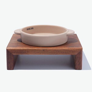 即納【BRIDGE.DOG】BRIDGE MINI POT(BEIGE) 韓国 犬用品 ドッググッズ フードウェア 犬お皿 フードボウル 餌皿 水飲み 給水器 餌