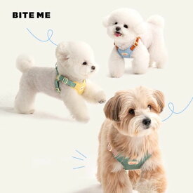 ※予約販売【BITE ME】Comfort Harness v2（3 types）｜犬用ハーネス 犬用品 ドッググッズ ハーネス ドッグハーネス 犬ハーネス 犬用ハーネス 韓国 軽量 通気性 スリーブレス