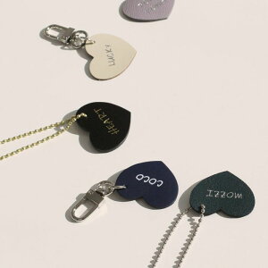 ���\��̔��ymaison de miu�zHeart Leather Name Tag �؍� �u�����h ���킢�� ������� �v���[���g ���^�� �o�b�O ���q�D �����̎q�O�b�Y �����̎q �^�I�� �l�[���^�O �U���O�b�Y NEW �� �z���_�[