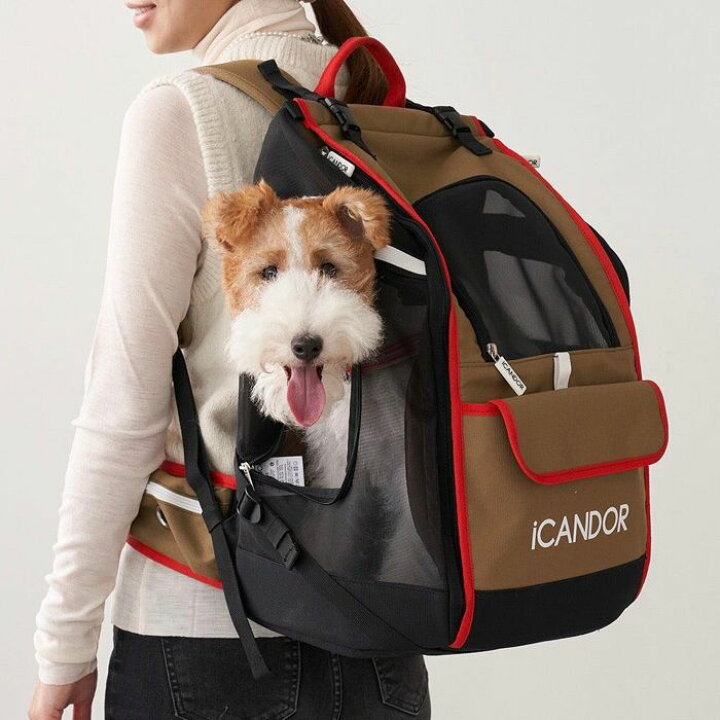 楽天市場】即納【iCANDOR】JIGE bag（Vivid Khaki） バッグ 犬用バッグ 