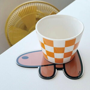 ���[�yCRR�zDachs Tea Coaster ���p�i �h�b�O�O�b�Y �؍� �A�N���� �R�[�X�^�[ �_�b�N�X�t���h �u���E�� �u���b�N 2�F�W�J 13cm × 10.5cm