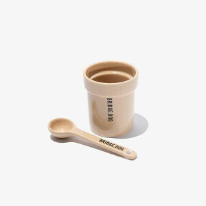 ※予約販売【BRIDGE.DOG】TOY SPOON & SPOON HOLDER (SET) - GRANOLA 韓国 犬用品 ドッググッズ フードウェア 犬お皿 食器 犬 猫 餌 エサ