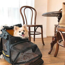 ※予約販売【INSIDE DOG & CAT】Inside R Backpack2（グレー/イエロー） 韓国 ブランド かわいい おしゃれ プレゼント 小型犬 バッグ スリング リュック キャリーバッグ マット トイレ NEW 夏 冬 お出かけ