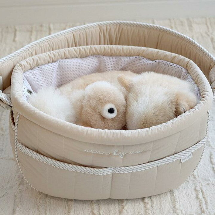 楽天市場】※予約販売【near by us】tarte bag (mocha beige) 韓国 