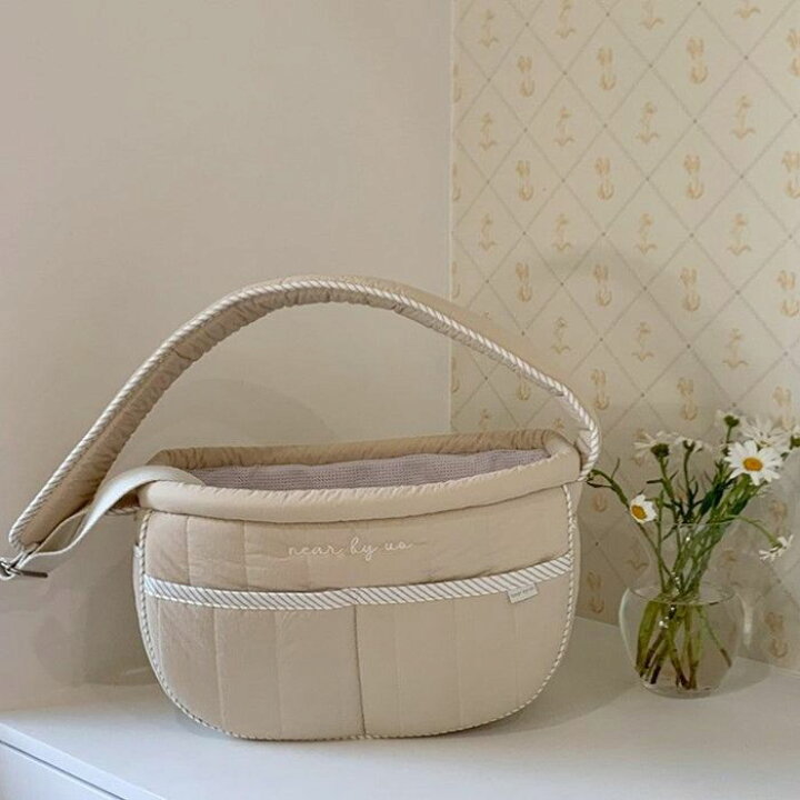 楽天市場】※予約販売【near by us】tarte bag (mocha beige) 韓国 