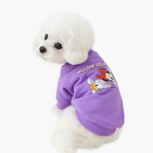 ���[�yITS DOG�zDisney peekaboo coton t-shirt(Purple) ���� �h�b�O�E�F�A ���̕� T�V���c �X���[�u���X ���p�i �h�b�O�O�b�Y �f�B�Y�j�[ disney �~�b�L�[