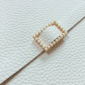 \̔ymaison de miuzSquare Pearl CollariWhitej ؍ uh 킢  v[g ^  ^I NEW