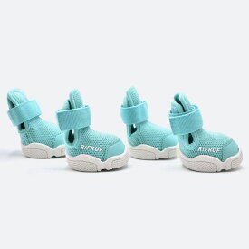 即納【RIFRUF】SNEAKERS CAESAR 1（Aqua） 犬用品 ドッググッズ スニーカー 犬用靴 防寒 冬 アメリカ 犬用スニーカー ドッグシューズ 高品質