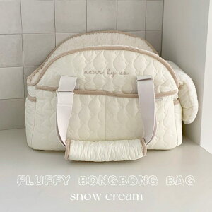 ���\��̔��ynear by us�zfluffy bongbong bag�isnow cream�j �o�b�O �X�����O ���p�o�b�O �h�b�O�o�b�O �L�����[�o�b�O �X�����O�o�b�O �y�� �y�� ���p�i �h�b�O�O�b�Y