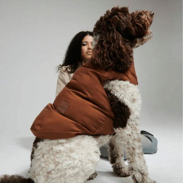 楽天市場】即納【max bone】Arabella Puffer Vest（Brown） 犬服 