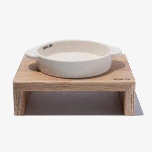 即納【BRIDGE.DOG】BRIDGE MINI POT(COOKIE AND CREAM) 韓国 犬用品 ドッググッズ フードウェア 犬お皿 フードボウル 餌皿 水飲み 給水器 餌