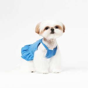 即納【Sniff】Button Up Strap Dress 韓国 ブランド かわいい おしゃれ プレゼント 小型犬 ワンピース ドレス NEW 春 夏 秋