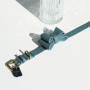 \̔ymaison de miuzSoft Ribbon Collar (Indian Blue) ؍ uh 킢  v[g ^  ^I NEW