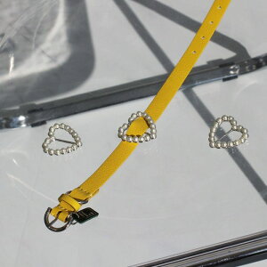 \̔ymaison de miuz Heart Pearl Collar(Yellow) ؍ uh 킢  v[g ^  ^I UObY NEW