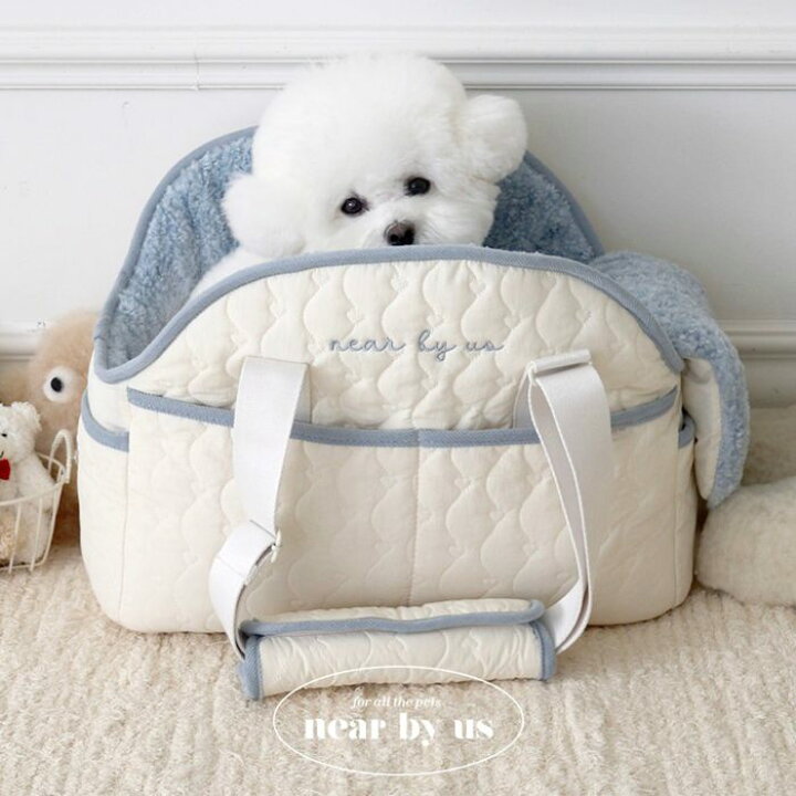 楽天市場】※予約販売【near by us】fluffy bongbong bag（creamy blue 