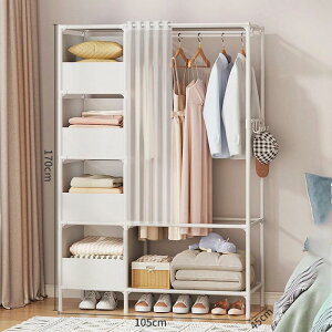 ���[�h���[�u �N���[�[�b�g �n���K�[���b�N �X���� �m���|�� �m�����[ �ȈՂ��񂷊w�����V���O���N���[�[�b�g ��e�� ���[���b�N ��� �I�������� ��105×���s45×����170cm �g���ȒP �V���v