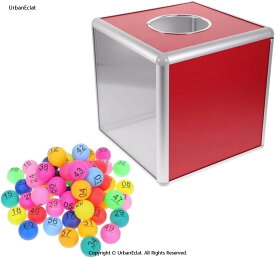 くじ引き 景品 抽選箱セット ビンゴ 1-75番 カラーピンポン イベント パーティー 忘年会 新年会